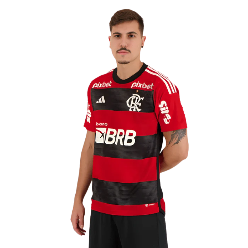 CAMISA FLAMENGO I PATROCÍNIO - 23/24