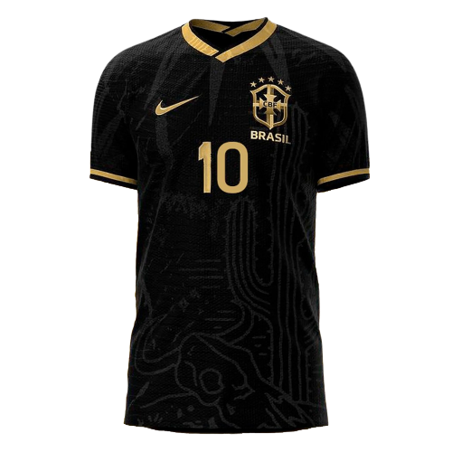 CAMISA SELEÇÃO BRASIL FOURTH 2022 - PRETO - CONCEITO NORDESTE