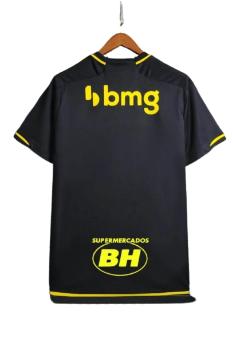 CAMISA ATLETICO MINEIRO III PRETO/AMARELO COM PATROCINIOS - 23/24
