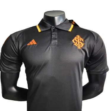 POLO INTERNACIONAL PRETO/LARANJA - 2023/24