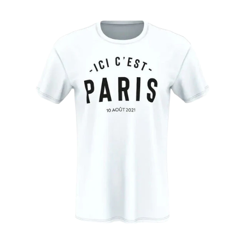 CAMISA PSG ICI C'EST - BRANCO