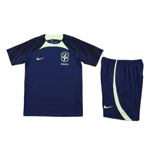 CONJUNTO TREINO BRASIL CAMISA+SHORT - AZUL 2023/24