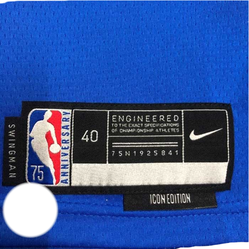 REGATA NBA DALLAS MAVERICKS ICON EDIÇÃO 75 ANOS LUKA DONCIC AZUL
