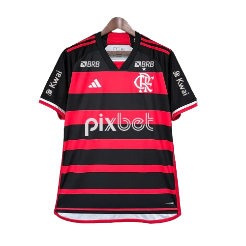 CAMISA FLAMENGO I 2024/25  COM PATROCÍNIOS