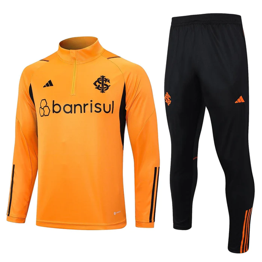 CONJUNTO TREINO INTERNACIONAL JAQUETA+CALÇA - LARANJA 2023/24