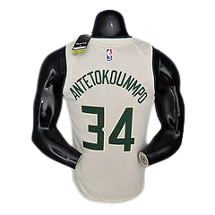 REGATA MILWAUKEE BUCKS MASCULINA - BEGE