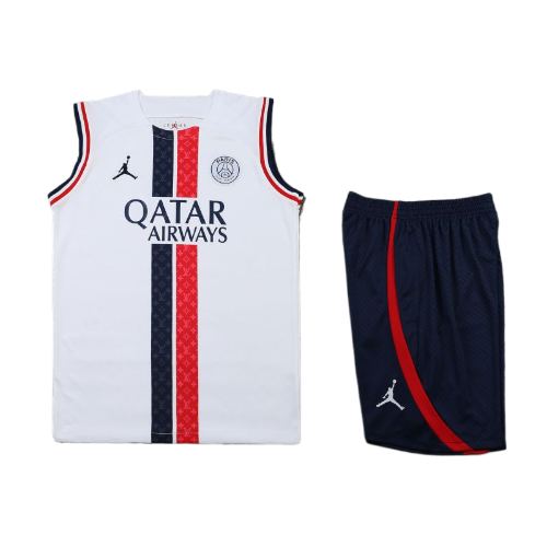 CONJUNTO TREINO PSG REGATA+SHORT - AZUL LV 2023/24