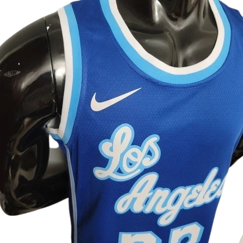 CAMISA BASQUETE NBA REGATA LOS ANGELES LAKERS MASCULINA - AZUL