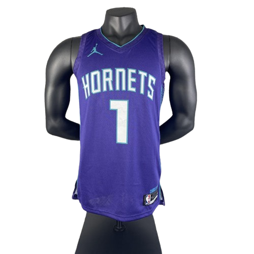 REGATA NBA CHARLOTTE HORNETS STATEMENT EDITION LAMELO BALL ROXA