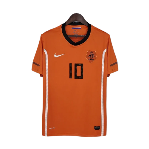 CAMISA HOLANDA RETRÔ 2010 LARANJA