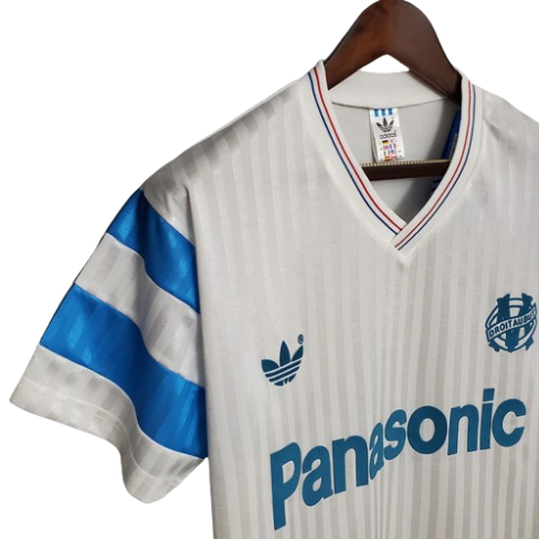 CAMISA MARSELHA VERSÃO RETRÔ I BRANCA - 1990/91