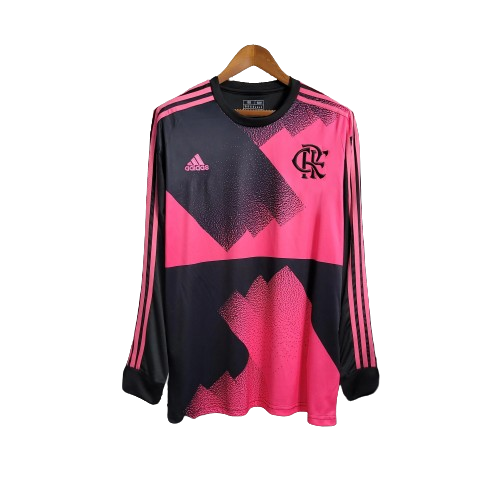 CAMISA FLAMENGO 2023/24 ROSA MANGA LONGA