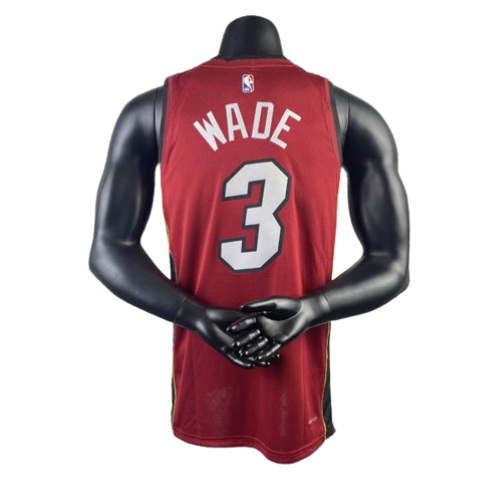 REGATA NBA MIAMI HEAT STATEMENT EDITION DWAYNE WADE VERMELHA