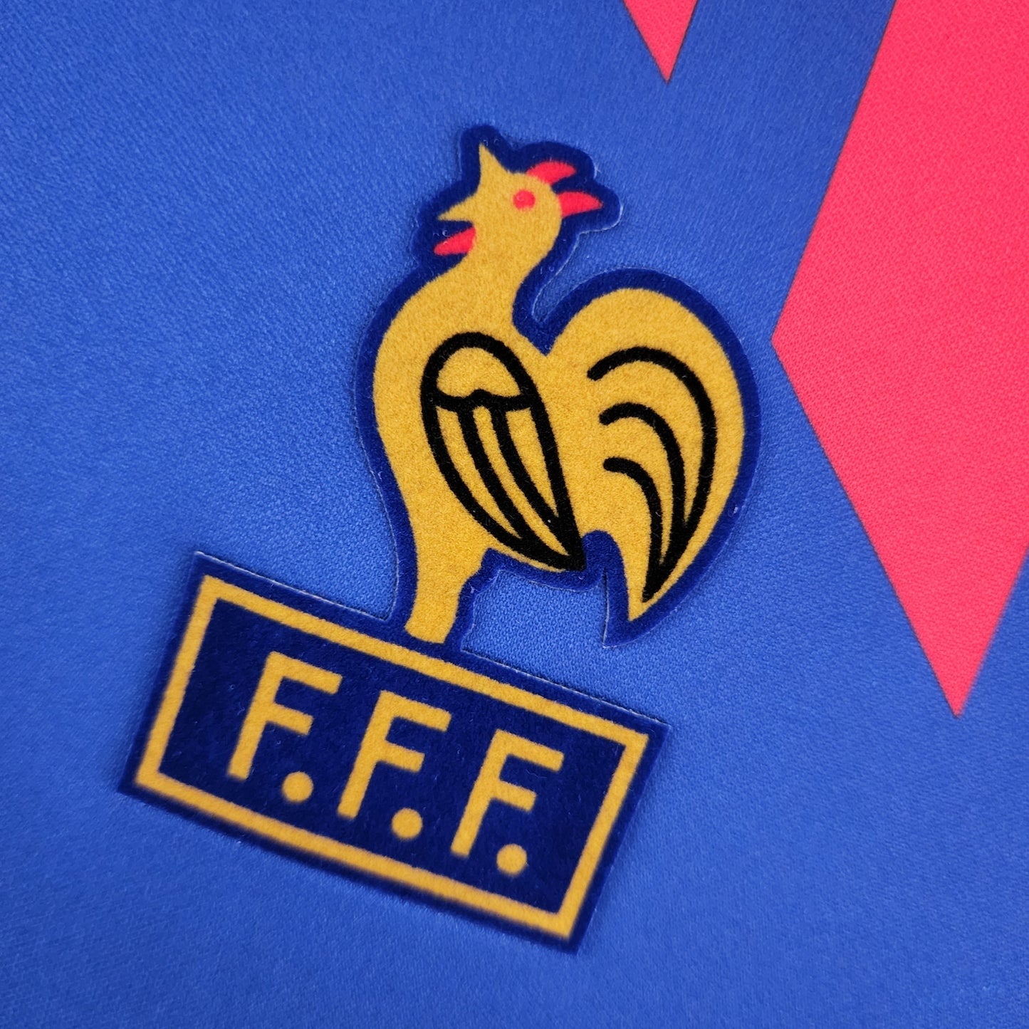 CAMISA MANGA LONGA RETRO FRANÇA 1988/89 - AZUL