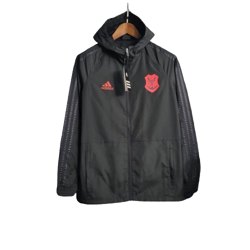 JAQUETA CORTA VENTO FLAMENGO PRETO