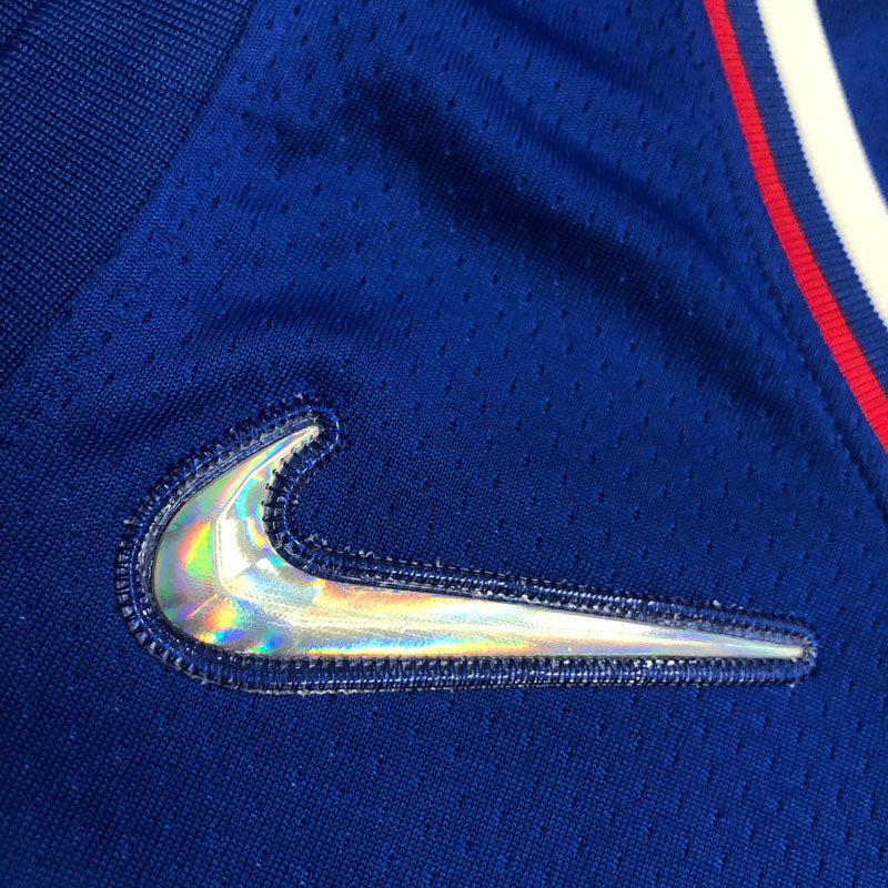 REGATA NBA LOS ANGELES CLIPPERS ICON EDIÇÃO 75 ANOS PAUL GEORGE AZUL