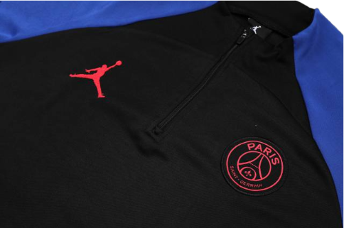 CONJUNTO TREINO PSG JAQUETA+CALÇA - PRETO 2021/22