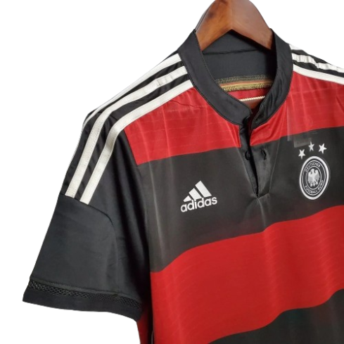 CAMISA ALEMANHA RETRÔ 2014 - PRETO E VERMELHA