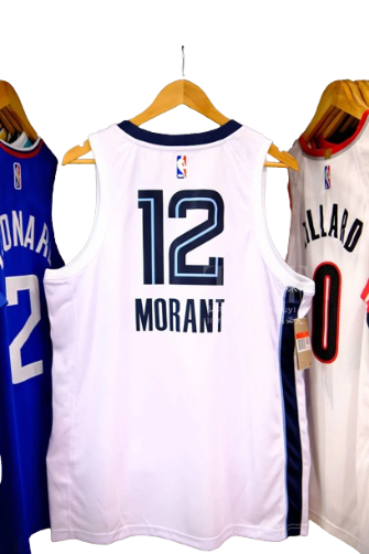 REGATA NBA MEMPHIS GRIZZLIES ASSOCIATION EDITION 23/24 JA MORANT BRANCA