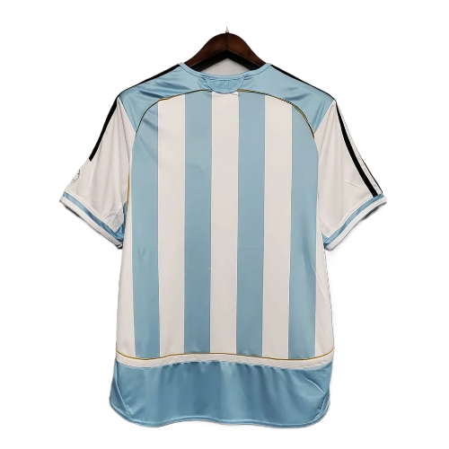 CAMISA SELEÇÃO ARGENTINA RETRÔ 2006 AZUL E BRANCA