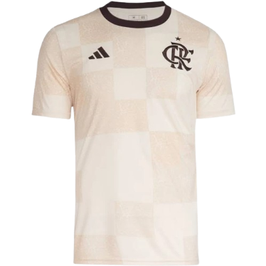 CAMISA FLAMENGO TREINO BEGE - 2024/25