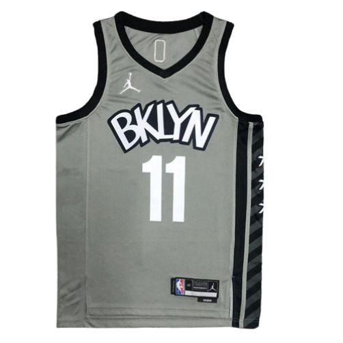 REGATA NBA BROOKLYN NETS EDIÇÃO 75 ANOS 21/22 KYRIE IRVING CINZA