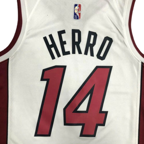 REGATA NBA MIAMI HEAT ASSOCIATION EDIÇÃO 75 ANOS TYLER HERRO BRANCA