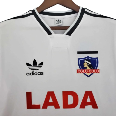 CAMISA COLO-COLO RETRÔ 1991 BRANCA