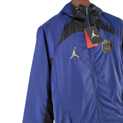 CORTA-VENTO PSG. 2022 - AZUL & PRETO