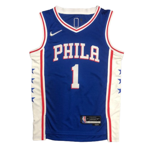 REGATA NBA PHILADELPHIA 76ERS EDIÇÃO 75 ANOS 21/22 JAMES HARDEN AZUL