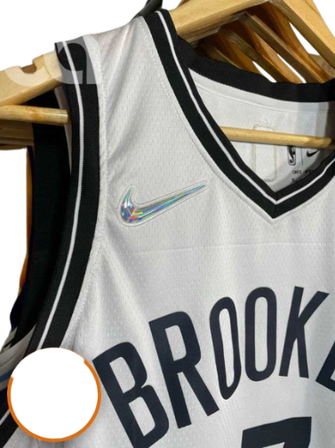 REGATA NBA BROOKLYN NETS EDIÇÃO 75 ANOS KEVIN DURANT BRANCA