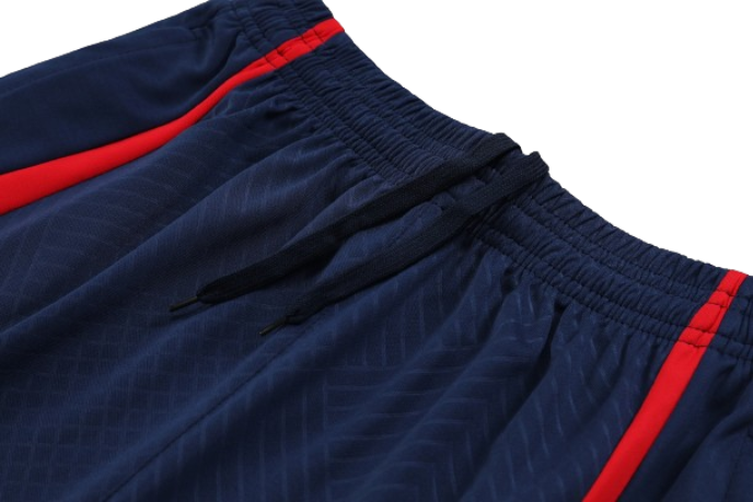 CONJUNTO TREINO PSG REGATA+SHORT - AZUL/VERMELHO 2022/23