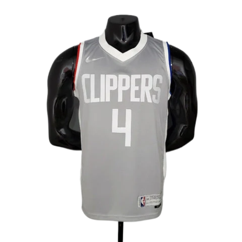 CAMISA BASQUETE NBA REGATA LOS ANGELES CLIPPERS MASCULINA - CINZA