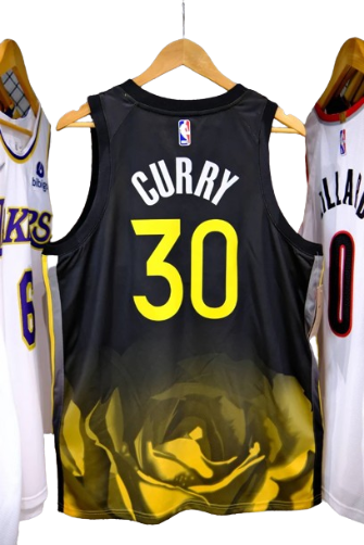 REGATA NBA GOLDEN STATE WARRIORS CITY EDITION 22/23 STEPHEN CURRY PRETA