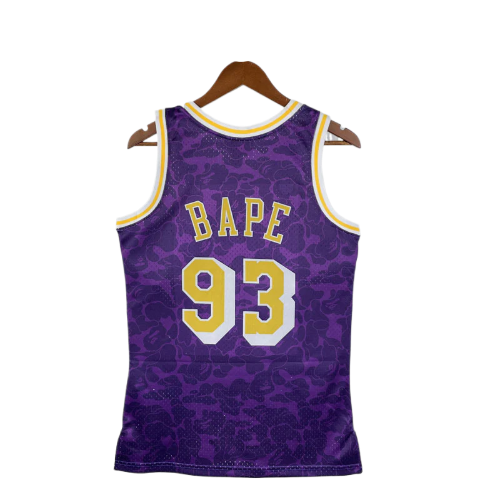 REGATA NBA BAPE X LAKERS MITCHELL & NESS ROXA