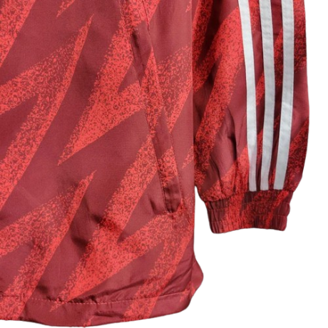 JAQUETA CORTA VENTO FLAMENGO VERMELHO DEGRADE - 23/24