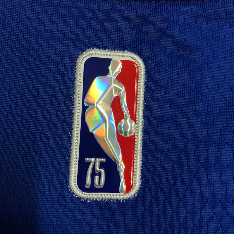 REGATA NBA GOLDEN STATE WARRIORS AZUL EDIÇÃO 75 ANOS STEPHEN CURRY