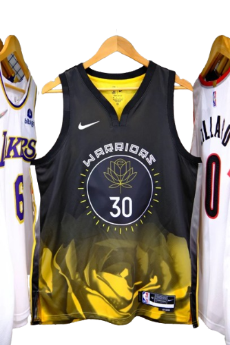 REGATA NBA GOLDEN STATE WARRIORS CITY EDITION 22/23 STEPHEN CURRY PRETA