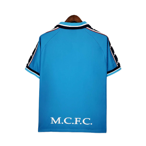 CAMISA MANCHESTER CITY RETRÔ I AZUL - 1997/1998