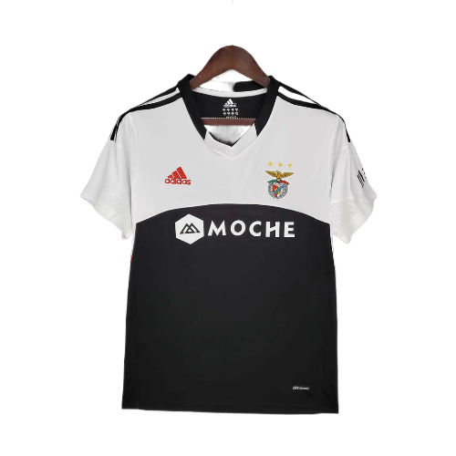 CAMISA BENFICA RETRÔ 2013/2014 PRETA E BRANCA