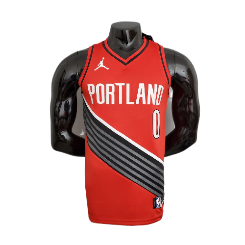 CAMISA BASQUETE NBA REGATA PORTLAND TRAIL BLAZERS MASCULINA - VERMELHA