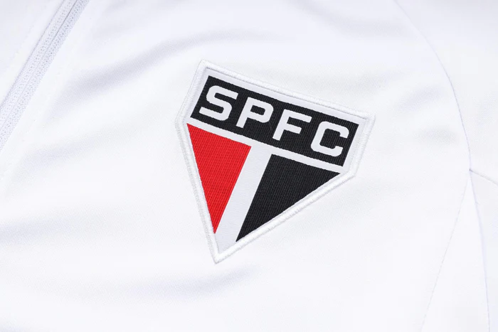 CONJUNTO TREINO SÃO PAULO JAQUETA+CALÇA - BRANCO 2023/24