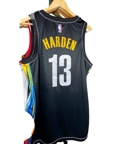 REGATA NBA BROOKLYN NETS CITY EDITION 20/21 JAMES HARDEN PRETA