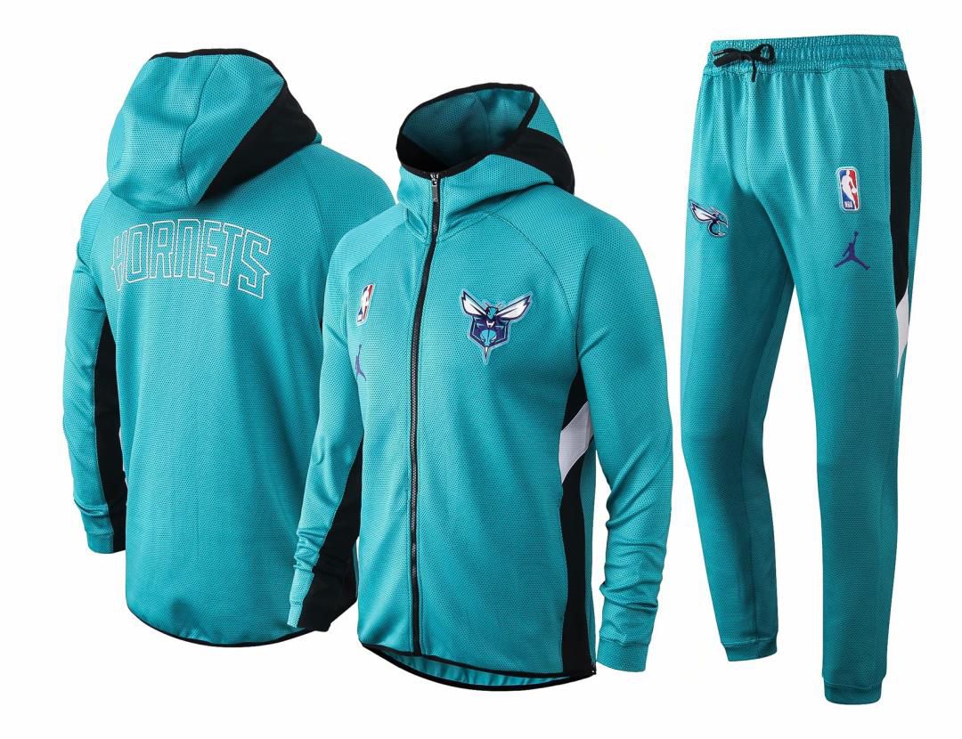 KIT CALÇA MOLETOM COM CAPUZ CHARLOTTE HORNETS NBA