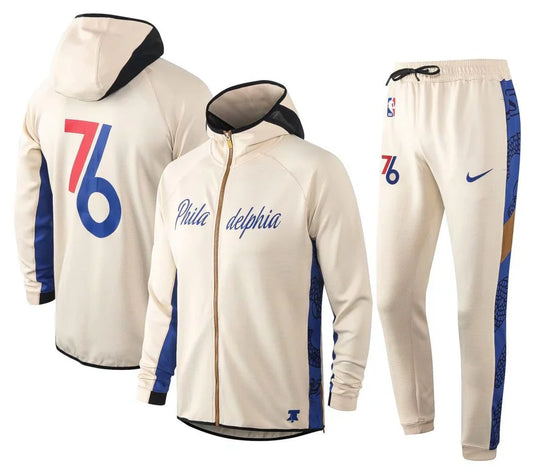KIT CALÇA MOLETOM COM CAPUZ PHILADELPHIA 76 NBA