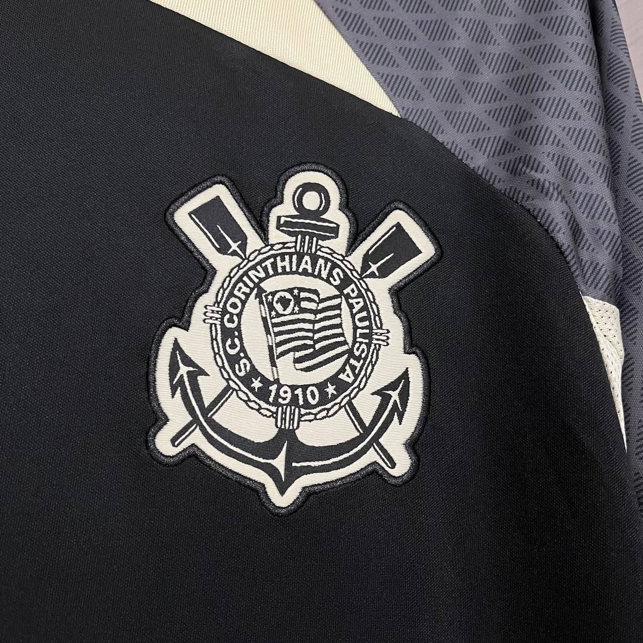 CAMISA CORINTHIANS TREINO PRETA - 2024/25