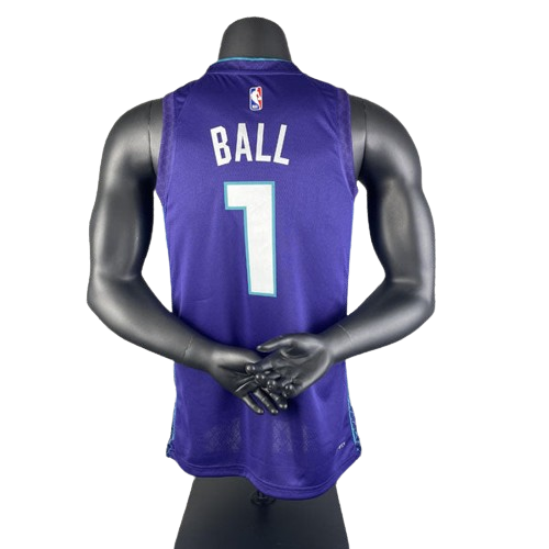 REGATA NBA CHARLOTTE HORNETS STATEMENT EDITION LAMELO BALL ROXA