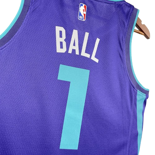 REGATA NBA CHARLOTTE HORNETS STATEMENT EDITION 20/21 LAMELO BALL ROXA