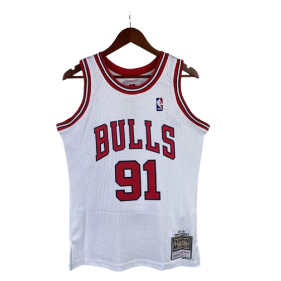 REGATA NBA CHICAGO BULLS RETRÔ MITCHELL & NESS 1997/1998 DENNIS RODMAN