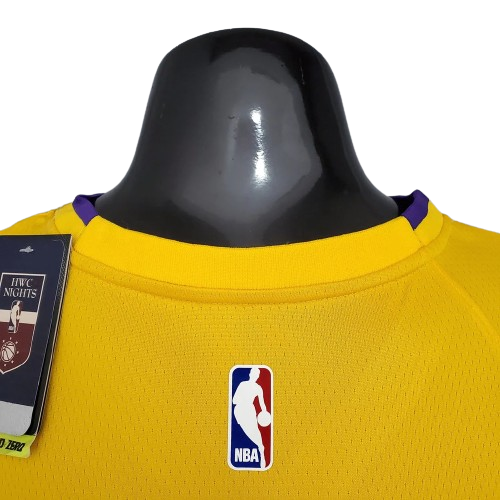 CAMISA BASQUETE NBA REGATA LOS ANGELES LAKERS MASCULINA - AMARELA